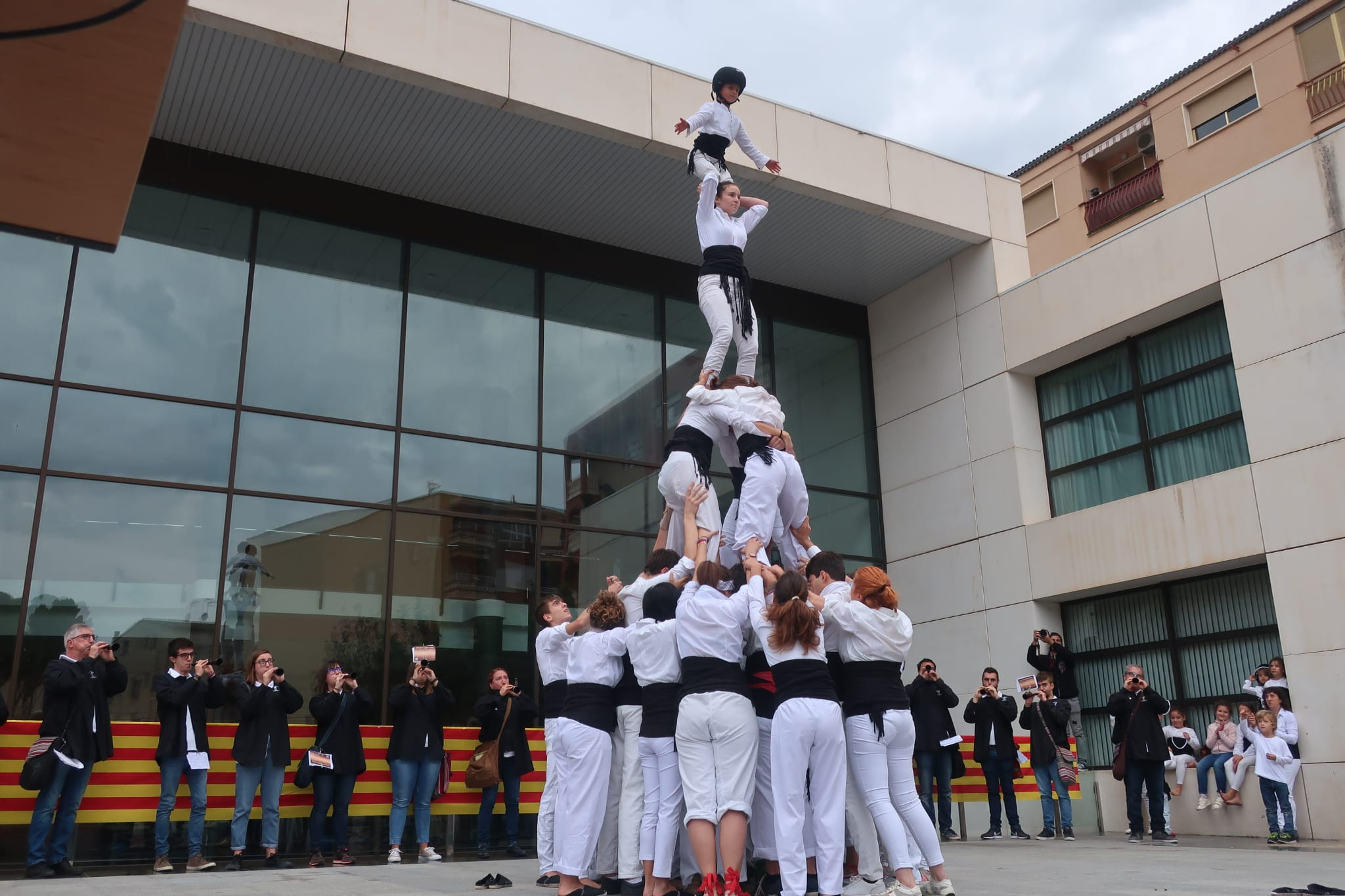 Muixeranga Penyeta Blanca en actuació